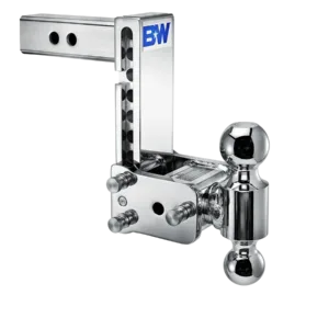 Tow & Stow Hitch / Chrome Finish / 7" Drop / 2" Shank / 2-Ball