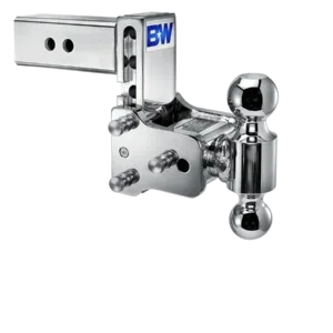 Tow & Stow Hitch / Chrome / 5" Drop / 2.5" Shank