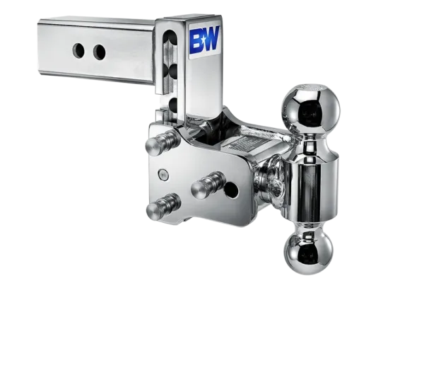 Tow & Stow Hitch / Chrome / 5" Drop / 2.5" Shank